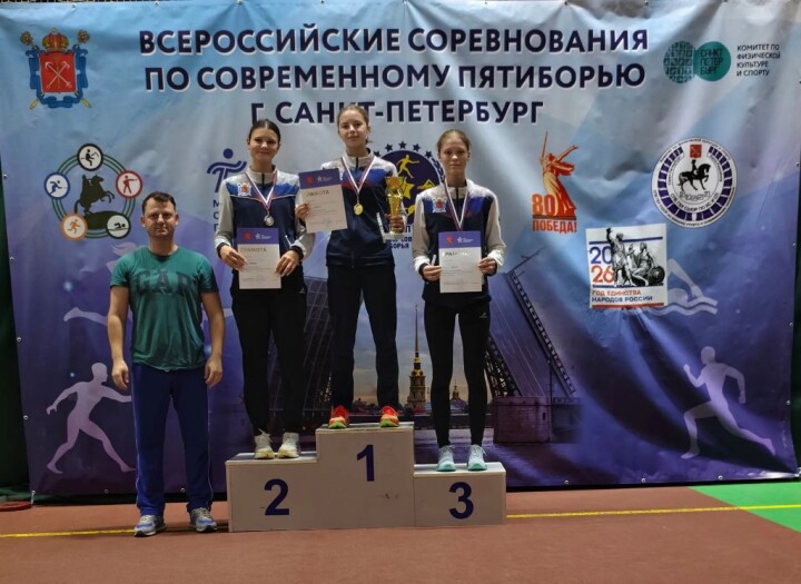 Кадеты В, девушки награждение